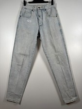 Vtg Y2K Guess Georges Marciano Unisex Button Fly Tapered Leg Jeans Blue Sz 31