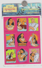 Disney Pocahontas - 4 Sheets of Stickers - Sealed Package - Free Shipping