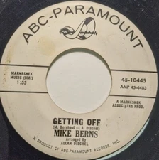 MIKE BERNS Please Don't Send Her Away / Getting Off mod Beat POP promo 45