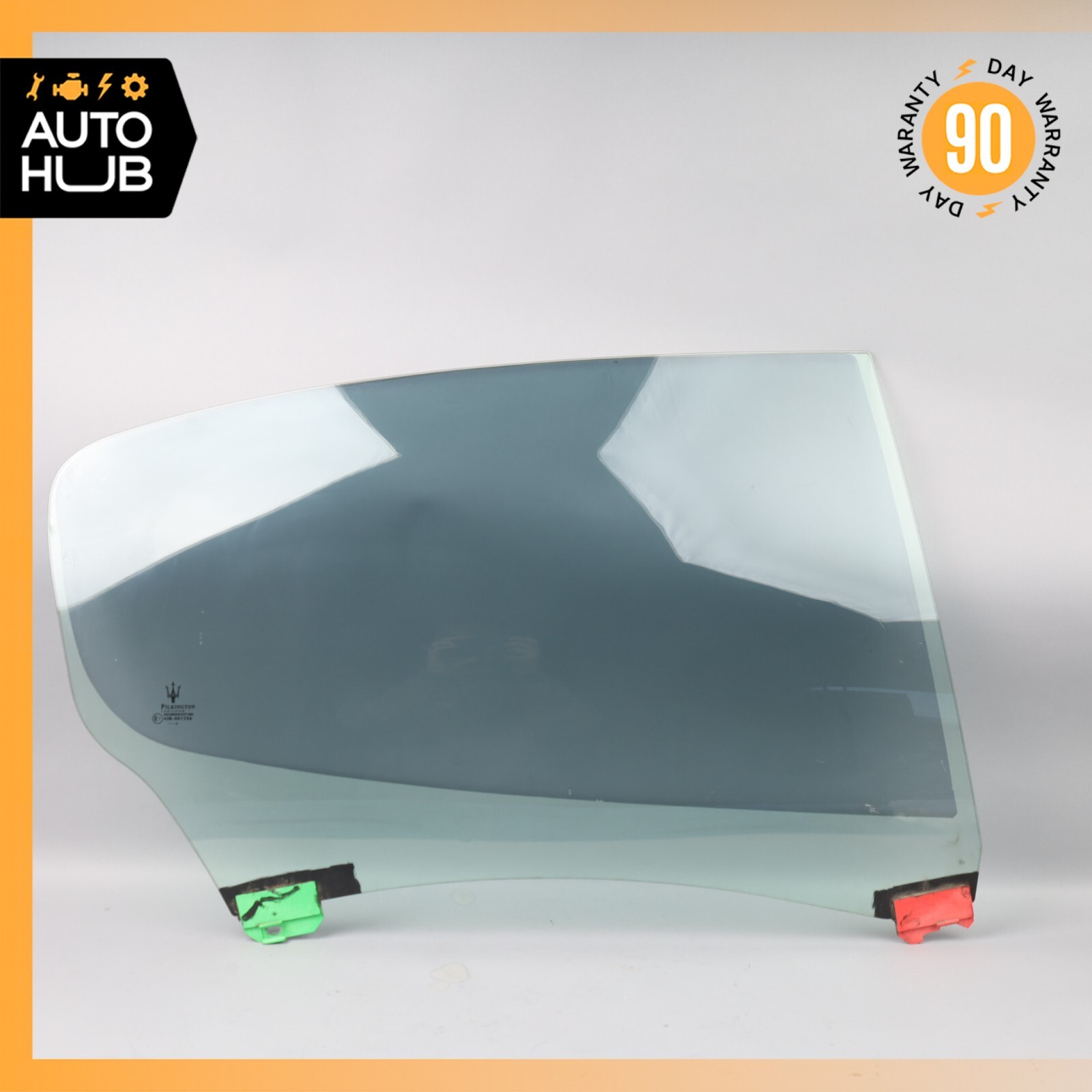 03-13 Maserati Quattroporte M139 Rear Right Passenger Side Door Window Glass OEM