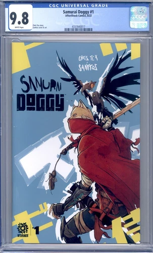 Samurai Doggy #1  AfterShock Comics  1st Print CGC 9.8
