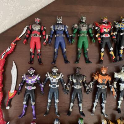 Kamen Rider Masked DRAGON KNIGHT Soft vinyl figure 20p Set Bundle