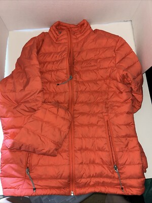 Kathmandu Jacket Womens Size 6 Duck Down 550 Loft Power Light Weight Coral Color