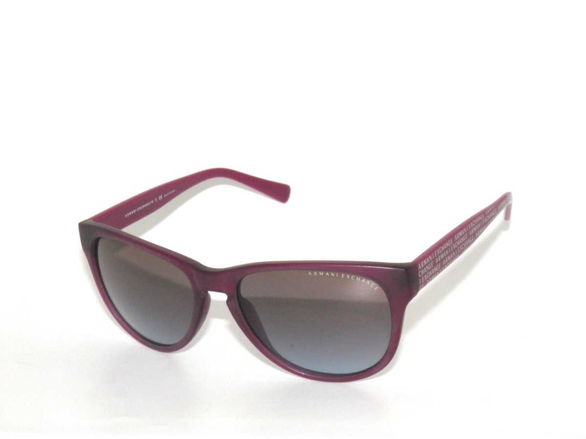 Armani Exchange Pink Gradient Square Sunglasses Armani Exchange Burgundy Oversized Sunglasses main image 3