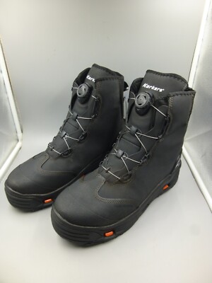 MEN'S SIZE 15 KORKERS DEVIL'S CANYON WADING BOOTS WITH KLING ON