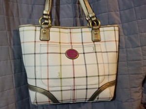 coach multicolor purse