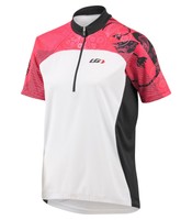 Louis Garneau Phenicia Jersey Womens Medium White Pink on sale Louis Garneau Phenicia Jersey Womens Medium White Pink on sale