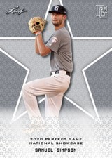 10-Count Lot Samuel Simpson 2020 Leaf Perfect Game NIKE All-American Rookies