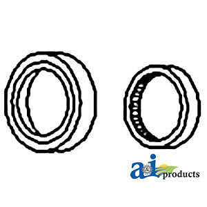 Seal 357972R1 fits Case M MV O6 OS6 Super M Super MTA Super W6 W400 W450 W6 W6TA