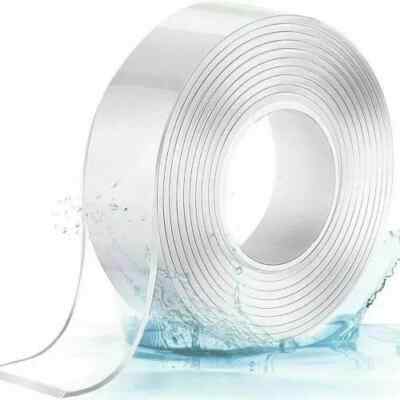 Nano Magic transparentes doppelseitiges Griffband spurlos abnehmbar waschbar Kleber