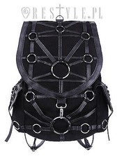 Restyle O Ring Gothic Emo Occult Metal Punk Rockabilly Bondage Bag Backpack