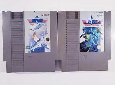 Top Gun 1 & 2: Second Mission (Nintendo Entertainment System) NES Authentic