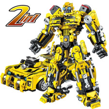 New 2 in 1 Deformation Robot Mecha Building Blocks Sets Bricks Kit Transform Car