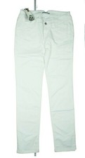 Jeans Fornarina forever elasticizzato pantalone sli straight low W30 L32 bianco pratico NUOVO.