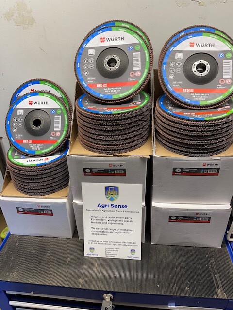 Flap Sanding Grinding Discs Wheels 180mm 80 Grit Angle Wheel Wurth