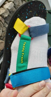 NIB Teddy Fresh Combat Ready Sandals [US M 7/ W Brand