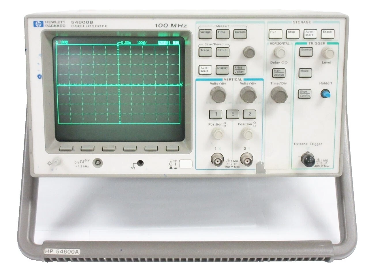 Osciloscópios e Rede HP 100MHz