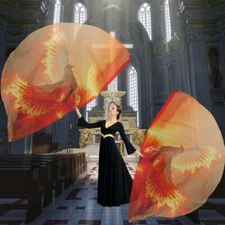 Praise Dance Worship Chiffon Flags Flex Art Show Wear Pride Parade Banners