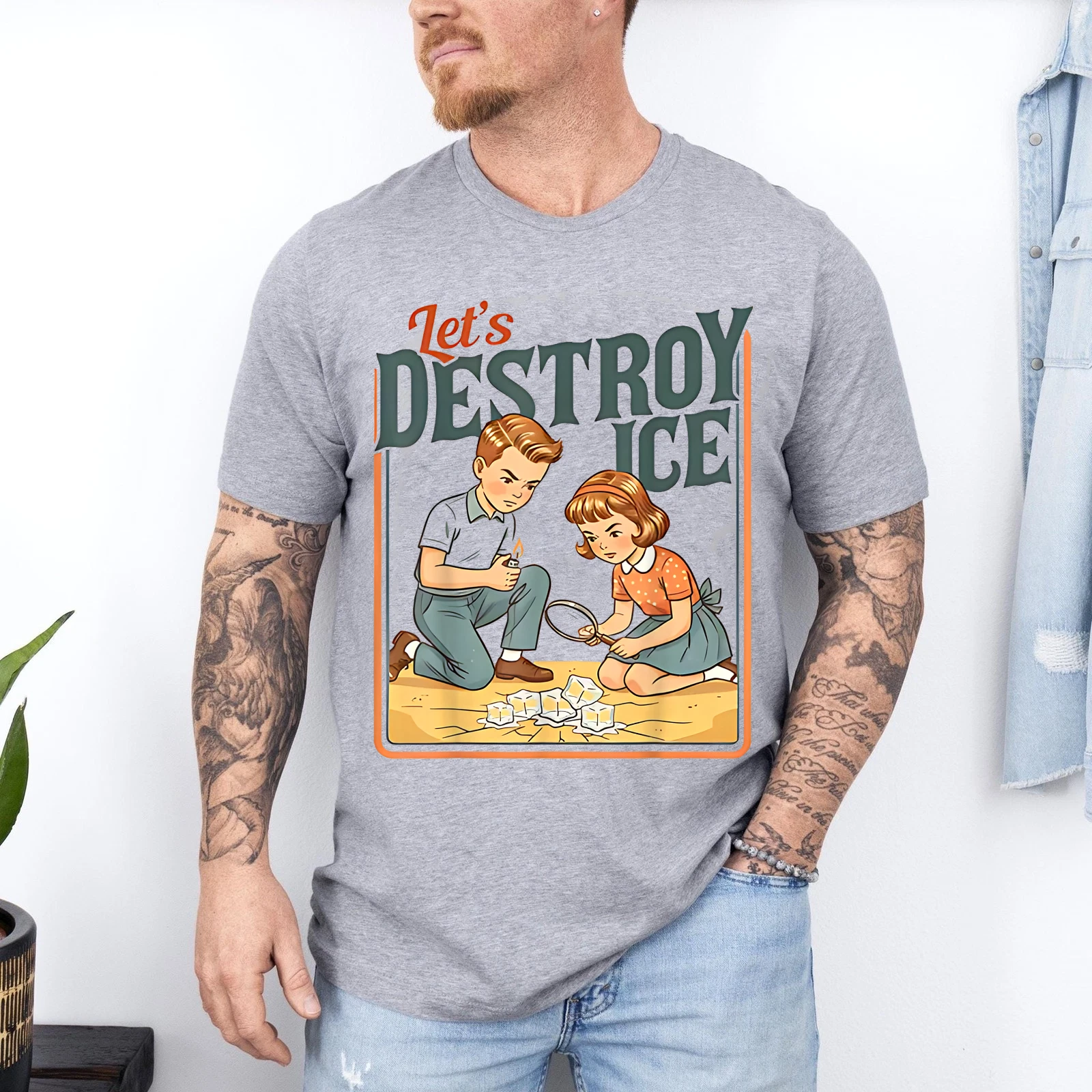 Abolish ICE Tees Let's Destroy Ice T-Shirt