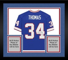 FRMD Thurman Thomas Buffalo Bills Signed Mitchell & Ness Jersey w/HOF 2007 Ins