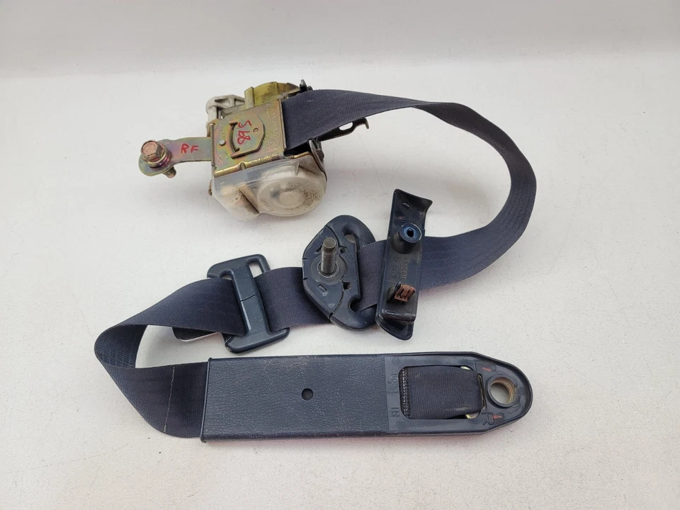1989-1992 Toyota Supra MK3 синий пассажирский правый передний ремень безопасности - Изображение 2 из 4