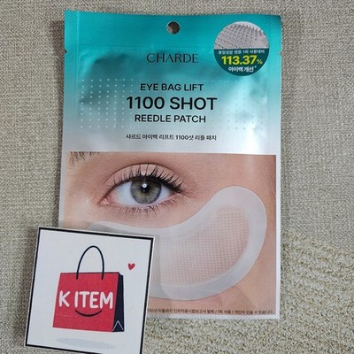 CHARDE Eye Bag Lift 1100 Shot Reedle Patch - 1pair x 4pcs / Tracking