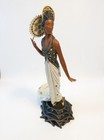  Erte Bronze Sculpture Fedora Sevenarts Ltd 119/500 1989 Art Deco 19" Fan Crown  — photo 4