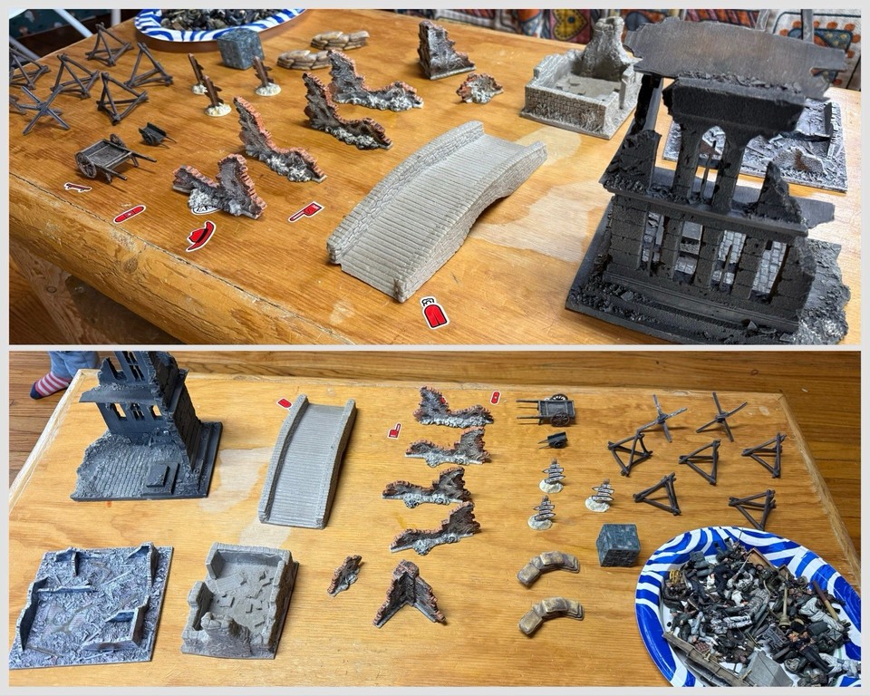 WWII Tank & Diorama Lot – 40+ Pieces – Built & Hand Painted – Figures ...