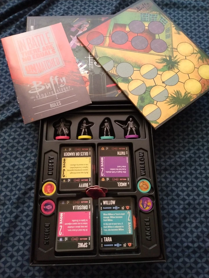 Buffy the Vampire Slayer Unmatched Mondo Restoration Board Game NM+, Complete - Image 2 of 4