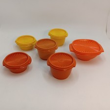 Vintage Tupperware Servalier Bowl Set of 6 w/...