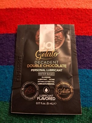 Lot Of 45 Single Packs Of Double Chocolate Flavored Lubricant