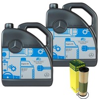 MANN-FILTER ÖLfilter 10L MotoröL 5W-40 MB 229.5 FüR Mercedes-Benz SL