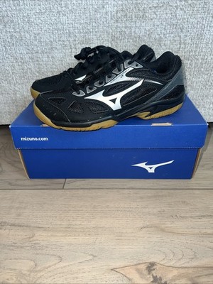 Mizuno Cyclone Speed 2 Jr. Kids Size 3 Black/Silver