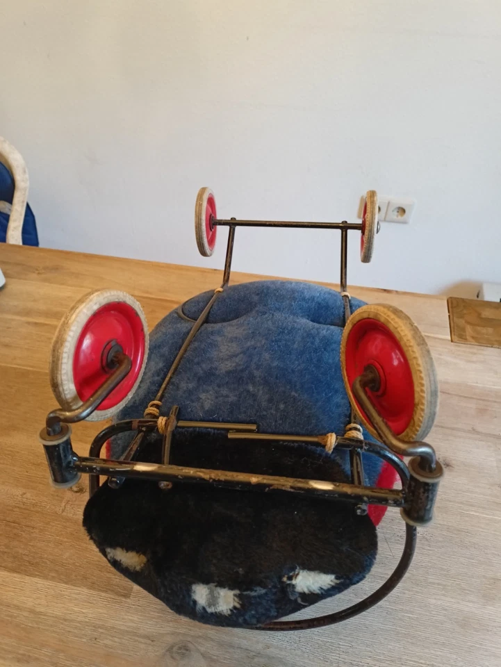 alter Steiff Marienkäfer mit Räder - Bild 4 von 4