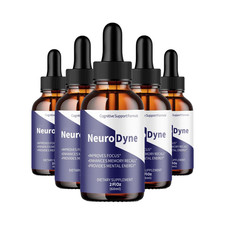  5-Pack Neurodyne Drops - Neuro Dyne Advanced Nerve Health Support Drops