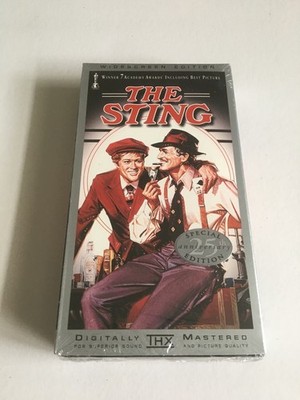 Sealed New Vhs Tape Movie The Sting Robert Redford Paul Newman Widescreen