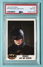 rare 1989 batman cards Topps NonSport Standard Sized Trading Card #93 The Joker is Wild at Amazon's Entertainment Collectibles Store The cast included Michael Keaton as Batman and Jack Nicholson as the Joker 1989 Batman Non-Sports Card Set