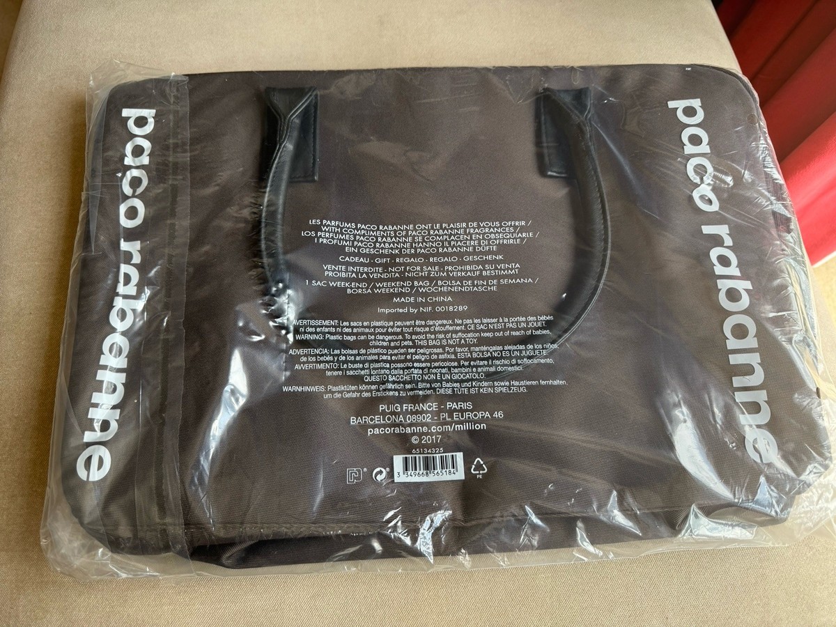 Paco Rabanne 1 Million Weekend Duffel Travel Laptop Bag | eBay UK