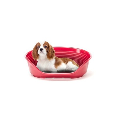 Ferplast Siesta 6 Korb, bordeauxrot, 70,5 x 52 x 23,5 cm
