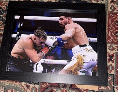 Tommy Fury Boxing Signed Photo Framed 8 X 10 Vs Jake Paul