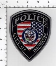 CENTERTON ^^^  ARKANSAS ---- COLLECTIBLE POLICE EMBROIDERED PATCH