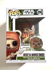 Funko Pop! Star Wars: Wicket W. Warrick #290 Vinyl Figure with Pin Amazon Excl.