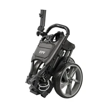 3 Wheel Foldable/Collapsible Golf Push Cart Ultra Lightweight Smallest Foldin...