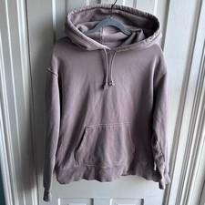 Aritzia TNA Sweatfleece Cozy Fleece Boyfriend Hoodie Sweatshirt Purple Ash