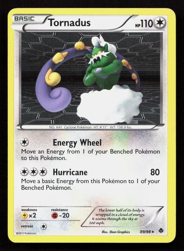 TORNADUS 89/98 Pokemon EMERGING POWERS Holo