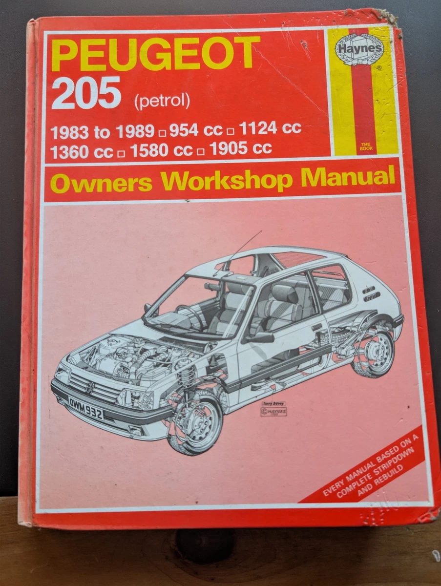 Peugeot 205 Haynes Car Service & Repair Manuals for sale | eBay UK