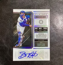 2018 Panini Contenders Draft Ticket - Bo Naylor #41 Playoff Ticket /15 (AU, RC)