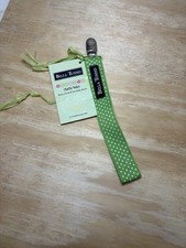Bella Tunno Pacifier Clip Green White Polka Dot Stylish Baby Accessory