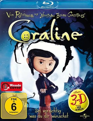 Coraline [inkl. 3D Filmversion + 4 Brillen]