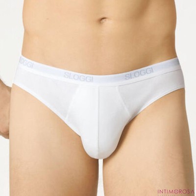 Sloggi Herren Slips Mini Low Waist Baumwolle 2 Stück